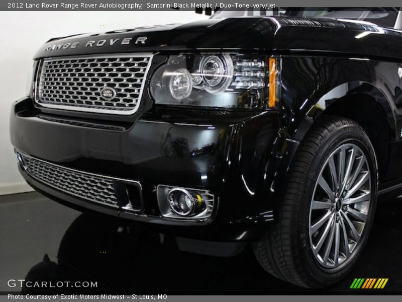 Santorini Black Metallic / Duo-Tone Ivory/Jet 2012 Land Rover Range Rover Autobiography