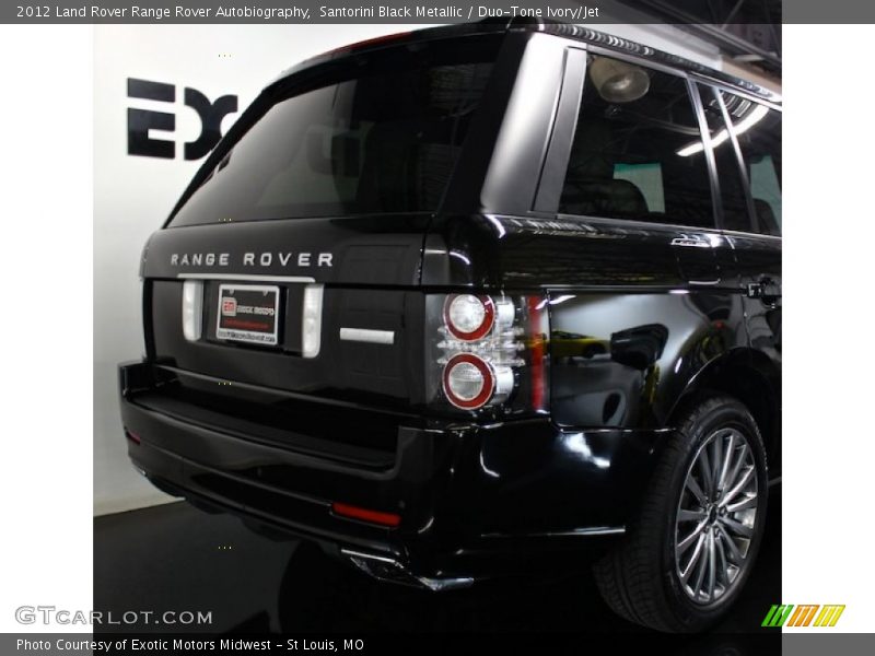 Santorini Black Metallic / Duo-Tone Ivory/Jet 2012 Land Rover Range Rover Autobiography