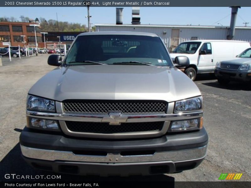 Light Pewter Metallic / Dark Charcoal 2003 Chevrolet Silverado 1500 LS Regular Cab 4x4