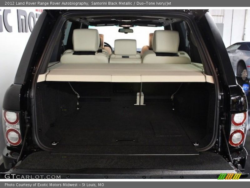 Santorini Black Metallic / Duo-Tone Ivory/Jet 2012 Land Rover Range Rover Autobiography