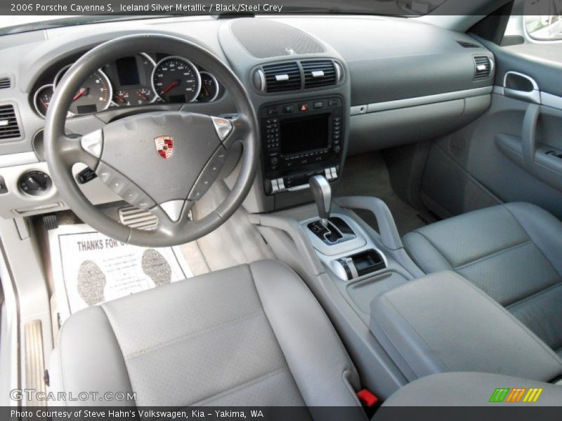 Black/Steel Grey Interior - 2006 Cayenne S 