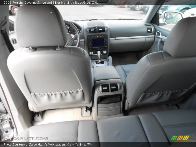 Iceland Silver Metallic / Black/Steel Grey 2006 Porsche Cayenne S