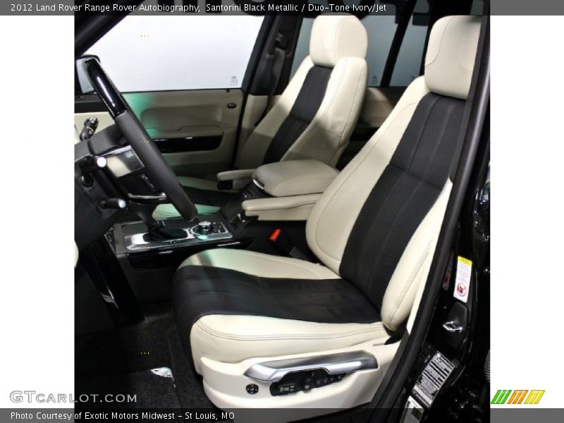 Front Seat of 2012 Range Rover Autobiography