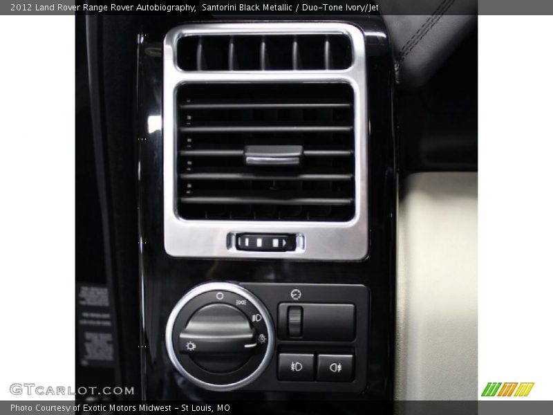 Santorini Black Metallic / Duo-Tone Ivory/Jet 2012 Land Rover Range Rover Autobiography