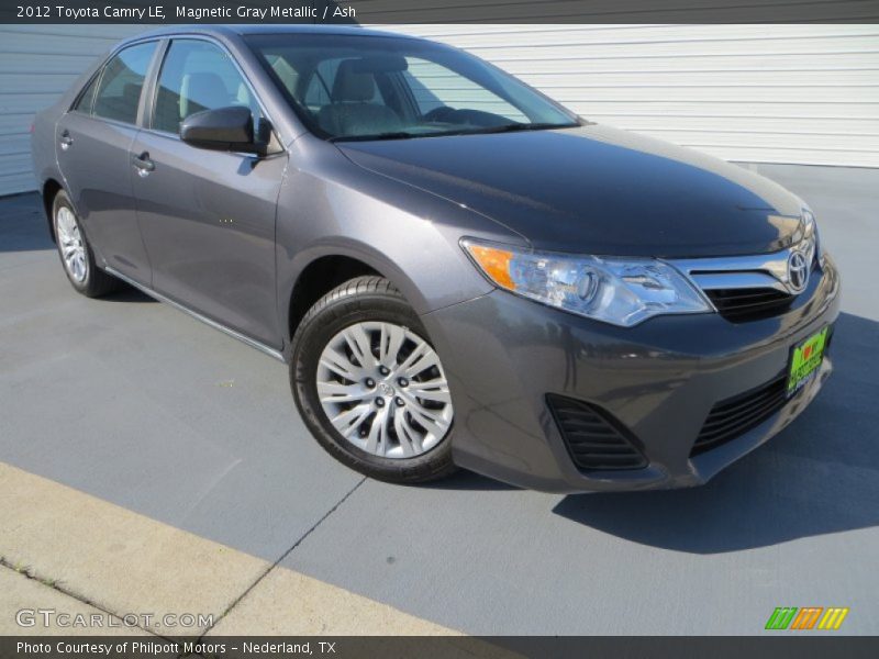 Magnetic Gray Metallic / Ash 2012 Toyota Camry LE