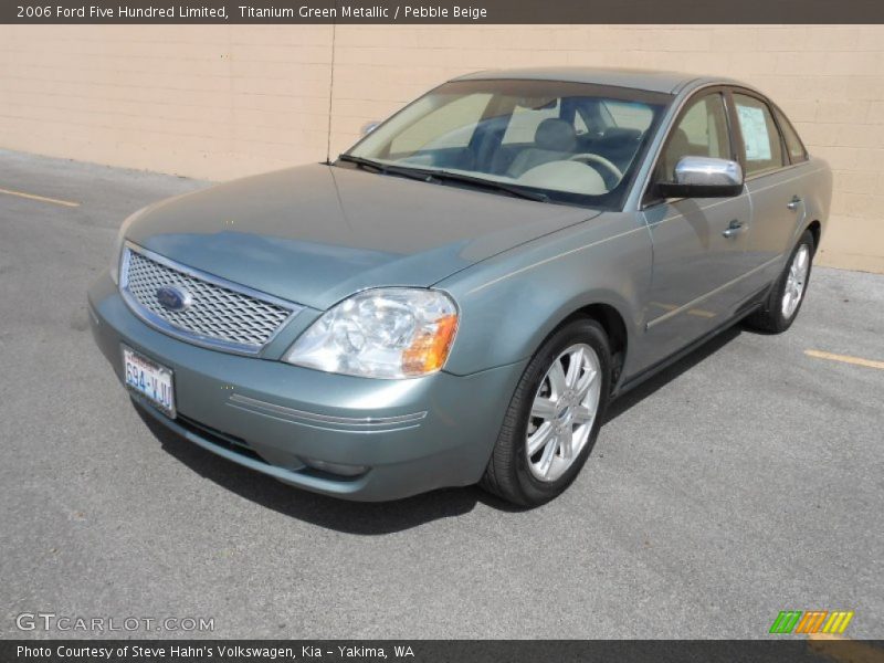 Titanium Green Metallic / Pebble Beige 2006 Ford Five Hundred Limited