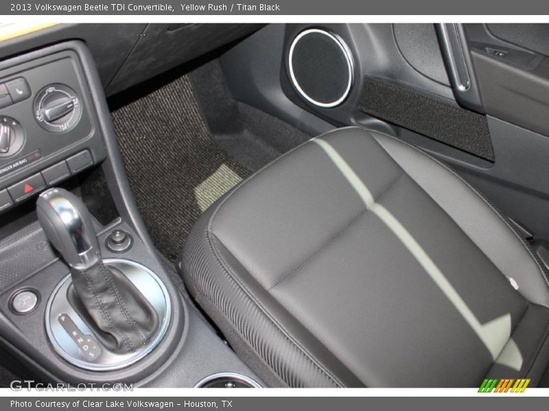 Yellow Rush / Titan Black 2013 Volkswagen Beetle TDI Convertible