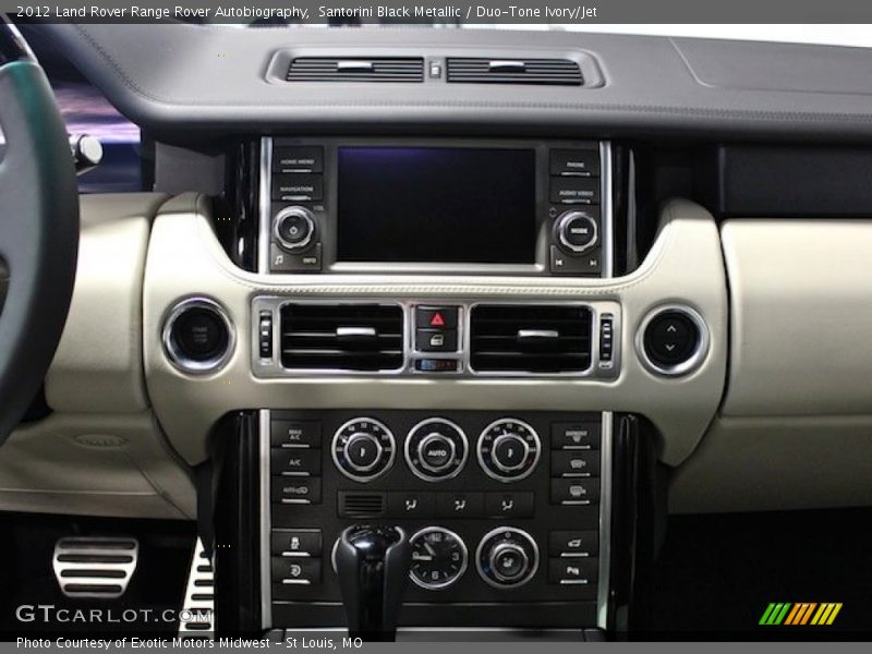 Controls of 2012 Range Rover Autobiography
