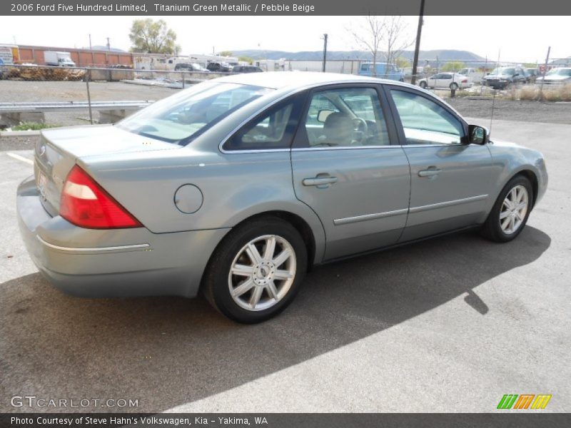 Titanium Green Metallic / Pebble Beige 2006 Ford Five Hundred Limited