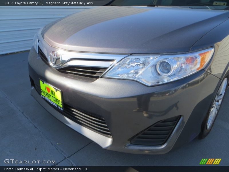 Magnetic Gray Metallic / Ash 2012 Toyota Camry LE