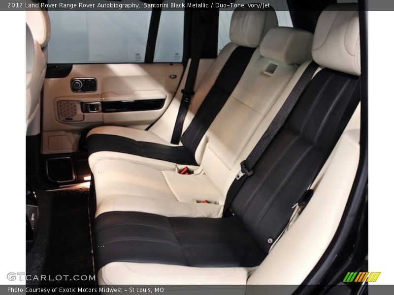 Rear Seat of 2012 Range Rover Autobiography