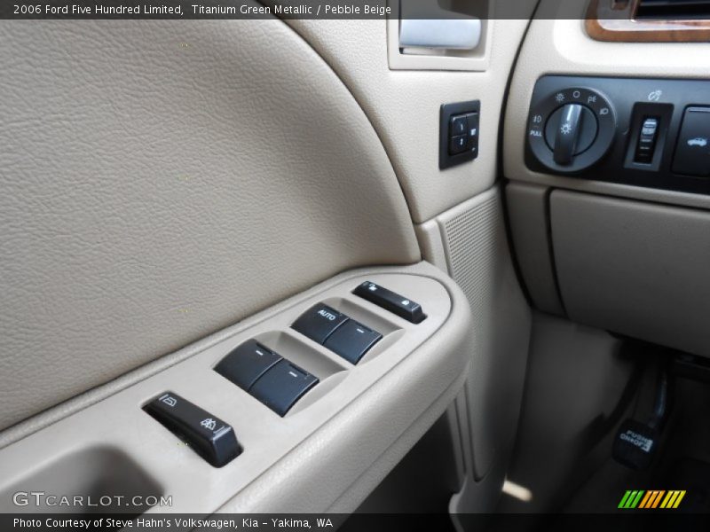 Titanium Green Metallic / Pebble Beige 2006 Ford Five Hundred Limited