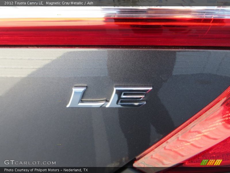 Magnetic Gray Metallic / Ash 2012 Toyota Camry LE