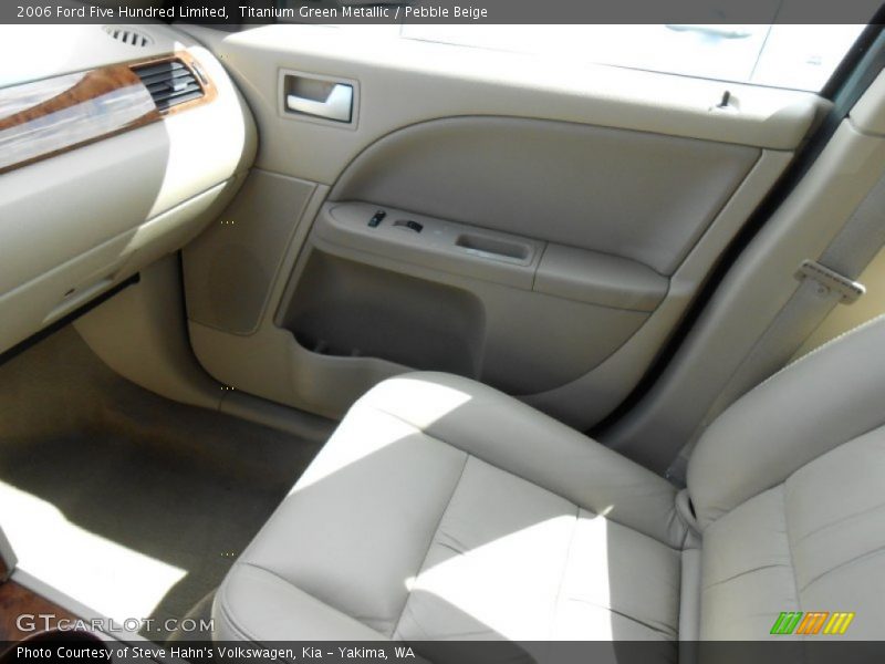 Titanium Green Metallic / Pebble Beige 2006 Ford Five Hundred Limited