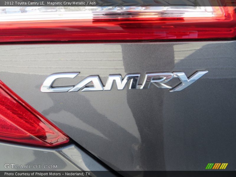 Magnetic Gray Metallic / Ash 2012 Toyota Camry LE