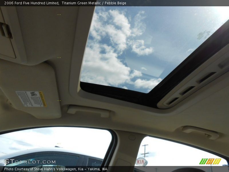 Titanium Green Metallic / Pebble Beige 2006 Ford Five Hundred Limited
