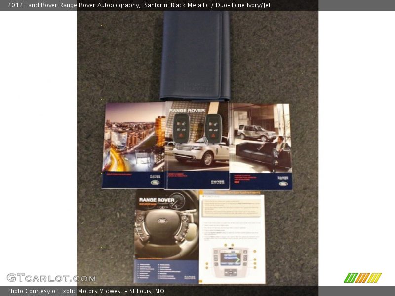 Books/Manuals of 2012 Range Rover Autobiography