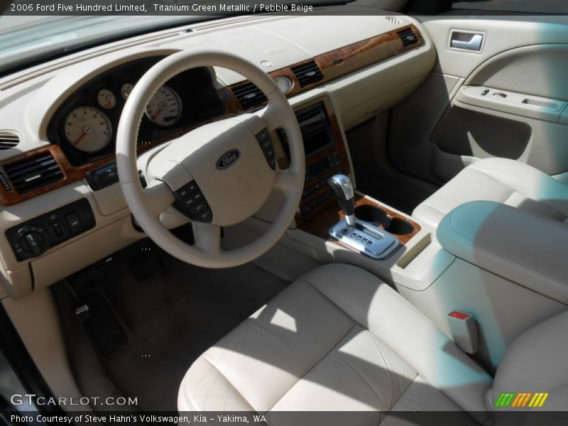 Pebble Beige Interior - 2006 Five Hundred Limited 