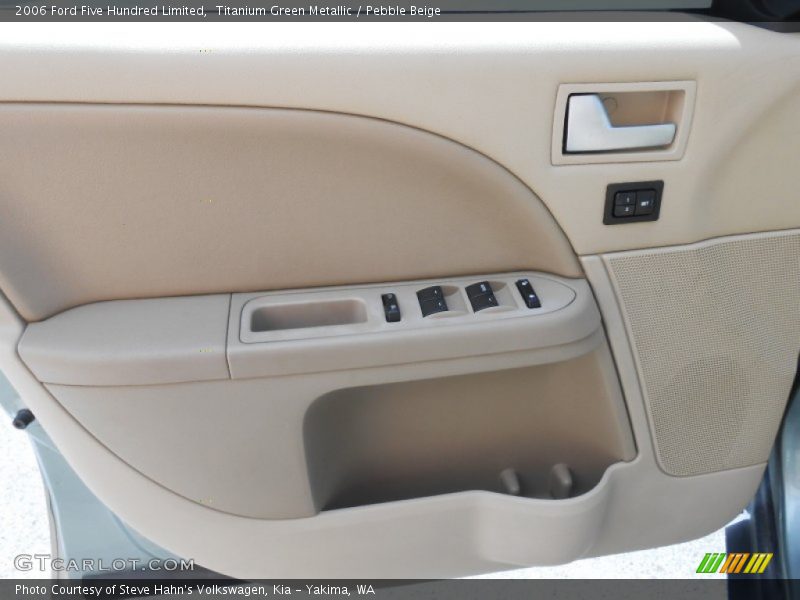 Titanium Green Metallic / Pebble Beige 2006 Ford Five Hundred Limited