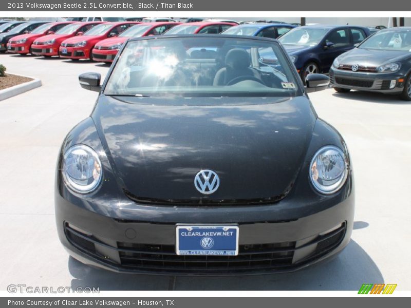Black / Titan Black 2013 Volkswagen Beetle 2.5L Convertible