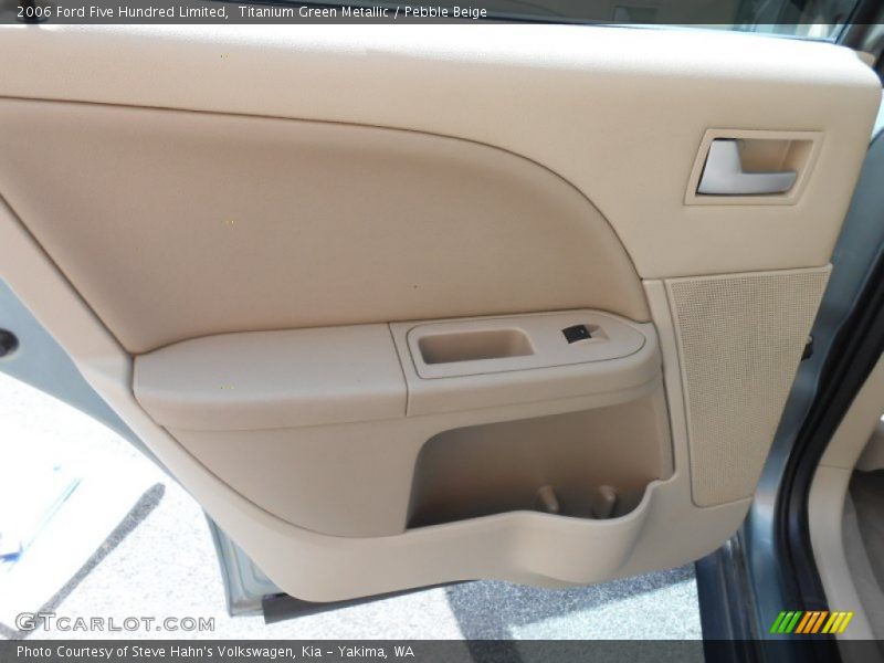 Titanium Green Metallic / Pebble Beige 2006 Ford Five Hundred Limited