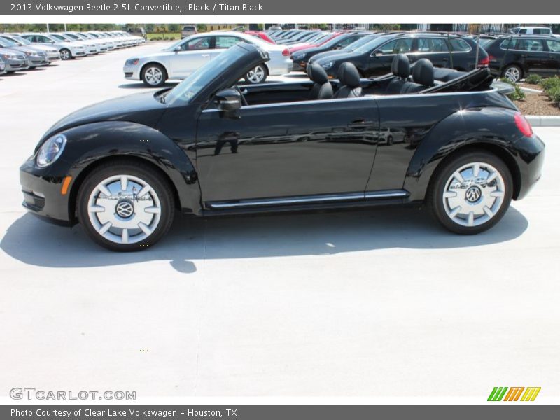 Black / Titan Black 2013 Volkswagen Beetle 2.5L Convertible