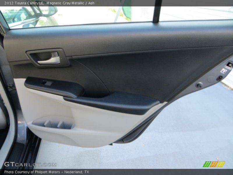 Magnetic Gray Metallic / Ash 2012 Toyota Camry LE
