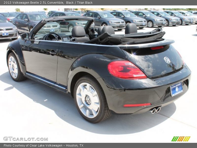 Black / Titan Black 2013 Volkswagen Beetle 2.5L Convertible