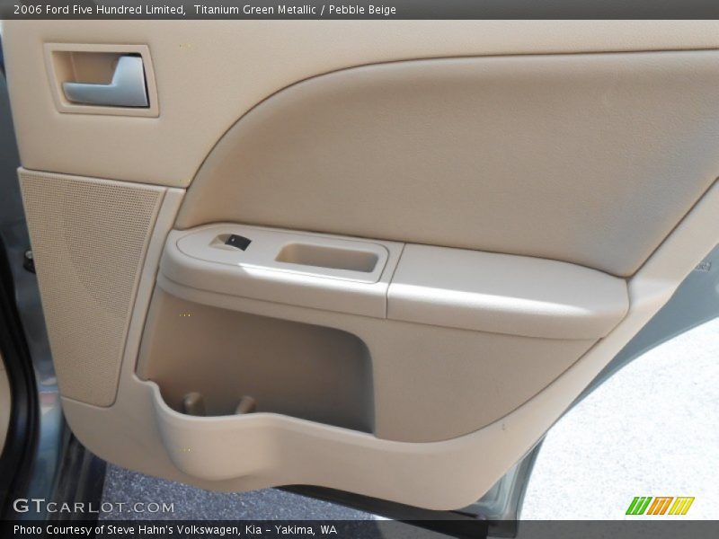 Titanium Green Metallic / Pebble Beige 2006 Ford Five Hundred Limited