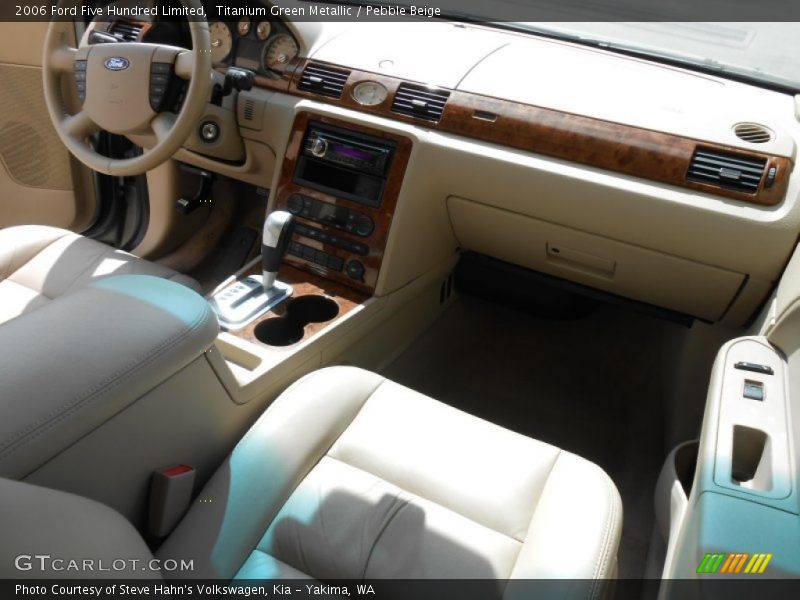 Titanium Green Metallic / Pebble Beige 2006 Ford Five Hundred Limited