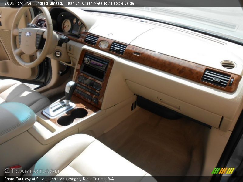 Titanium Green Metallic / Pebble Beige 2006 Ford Five Hundred Limited