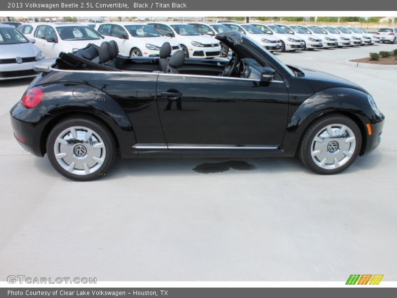 Black / Titan Black 2013 Volkswagen Beetle 2.5L Convertible