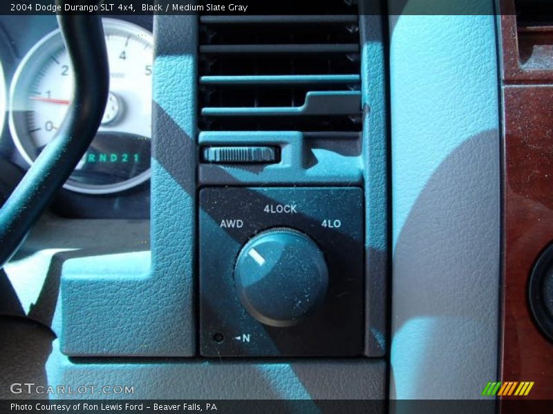 Black / Medium Slate Gray 2004 Dodge Durango SLT 4x4