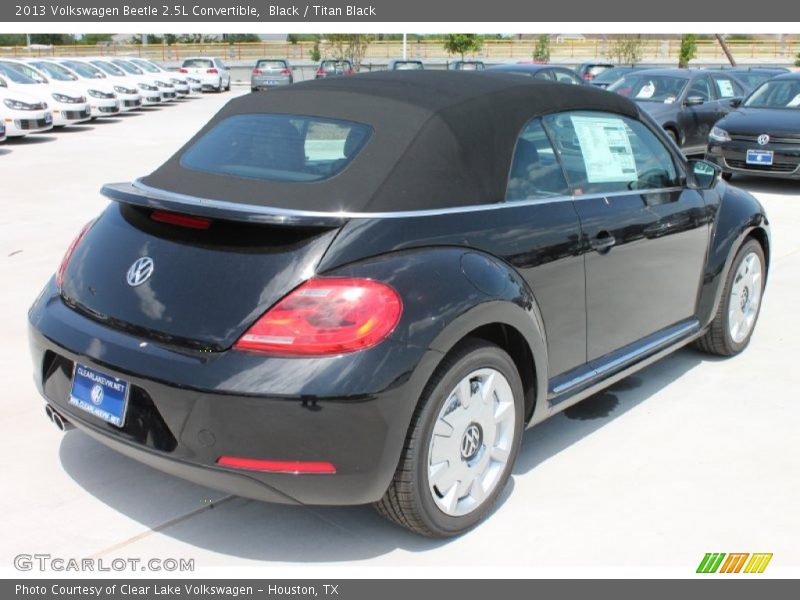 Black / Titan Black 2013 Volkswagen Beetle 2.5L Convertible