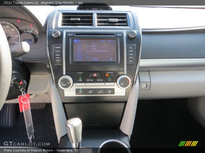 Magnetic Gray Metallic / Ash 2012 Toyota Camry LE
