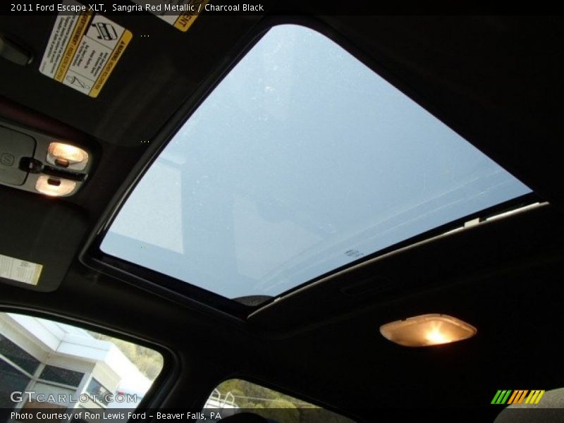 Sangria Red Metallic / Charcoal Black 2011 Ford Escape XLT