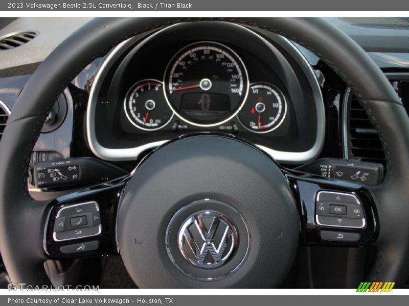 Black / Titan Black 2013 Volkswagen Beetle 2.5L Convertible