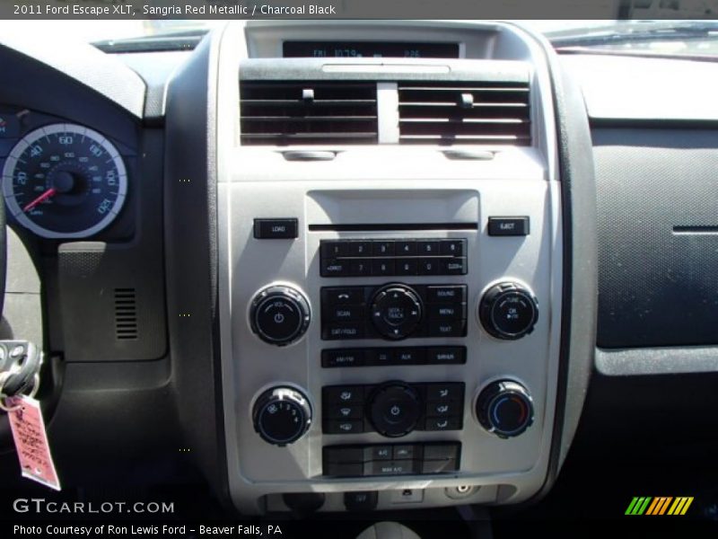 Sangria Red Metallic / Charcoal Black 2011 Ford Escape XLT