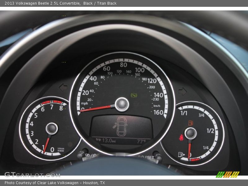 Black / Titan Black 2013 Volkswagen Beetle 2.5L Convertible