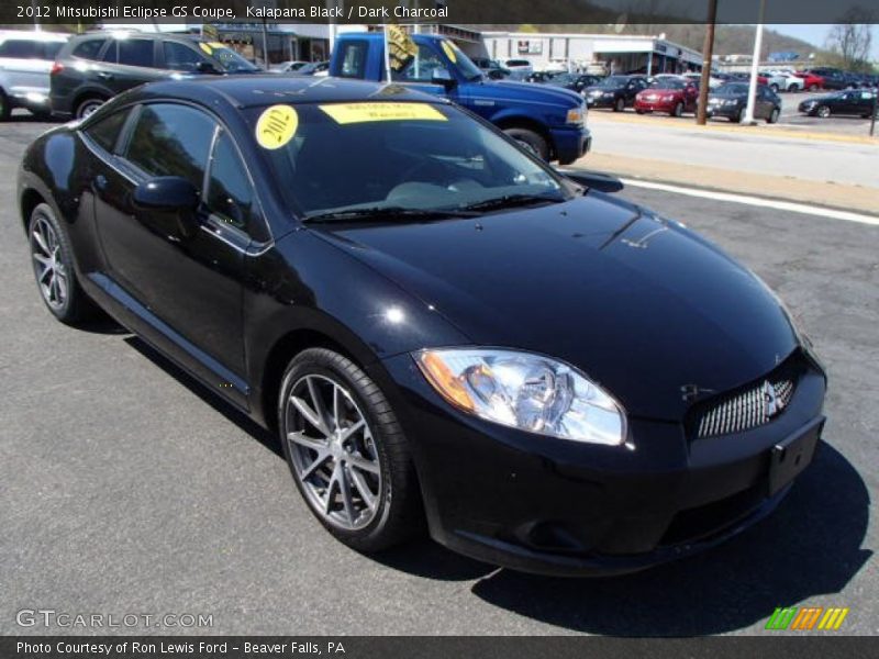 Kalapana Black / Dark Charcoal 2012 Mitsubishi Eclipse GS Coupe