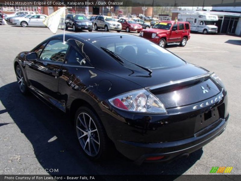 Kalapana Black / Dark Charcoal 2012 Mitsubishi Eclipse GS Coupe