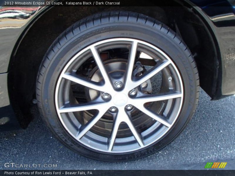 Kalapana Black / Dark Charcoal 2012 Mitsubishi Eclipse GS Coupe