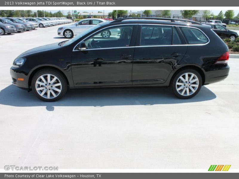 Black Uni / Titan Black 2013 Volkswagen Jetta TDI SportWagen