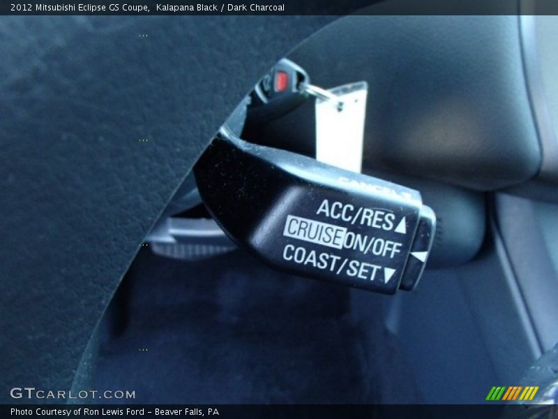 Kalapana Black / Dark Charcoal 2012 Mitsubishi Eclipse GS Coupe