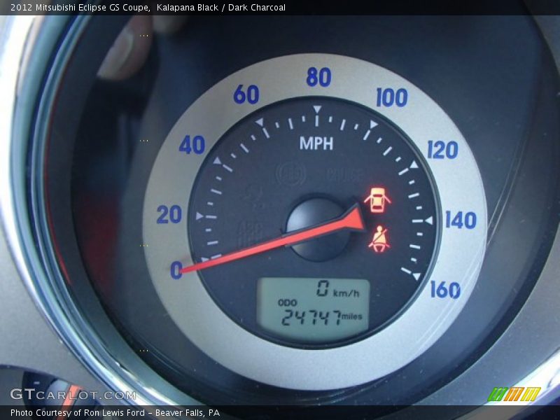 Kalapana Black / Dark Charcoal 2012 Mitsubishi Eclipse GS Coupe