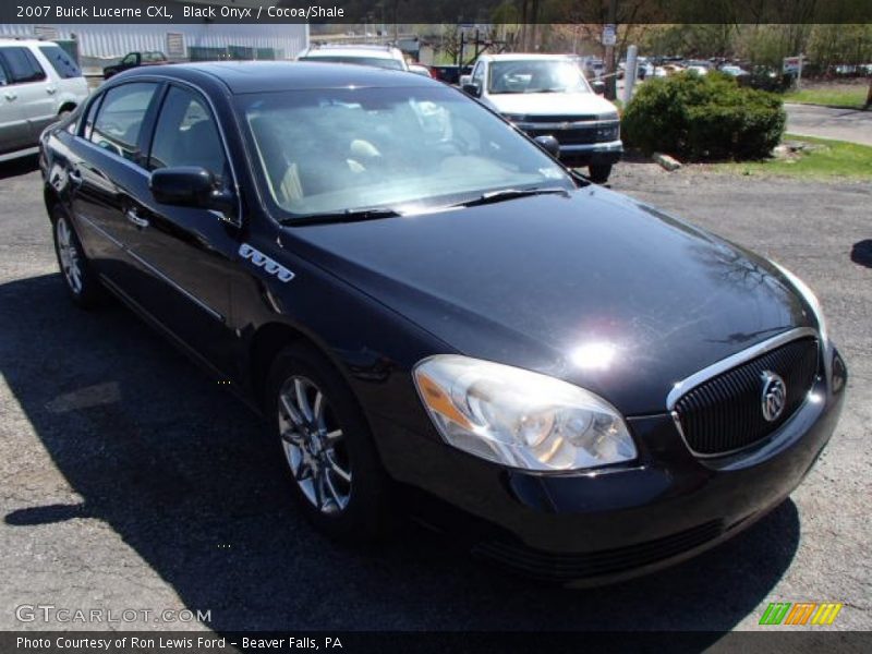 Black Onyx / Cocoa/Shale 2007 Buick Lucerne CXL
