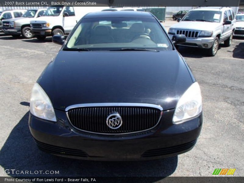 Black Onyx / Cocoa/Shale 2007 Buick Lucerne CXL