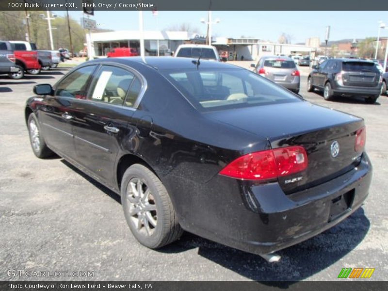 Black Onyx / Cocoa/Shale 2007 Buick Lucerne CXL