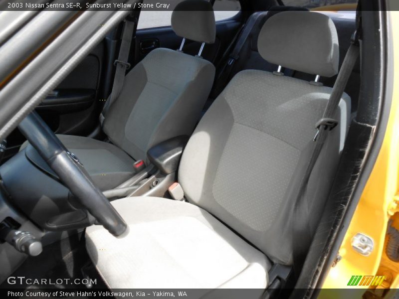 Sunburst Yellow / Stone Gray 2003 Nissan Sentra SE-R