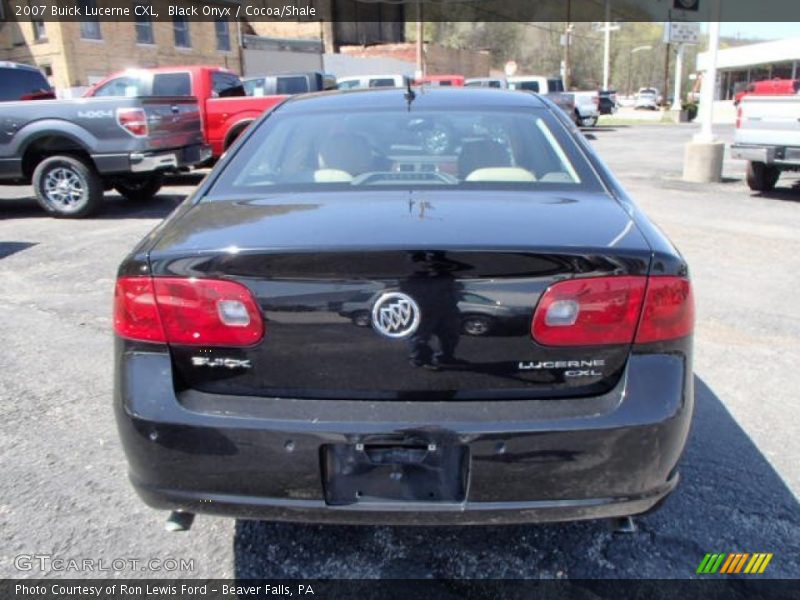 Black Onyx / Cocoa/Shale 2007 Buick Lucerne CXL